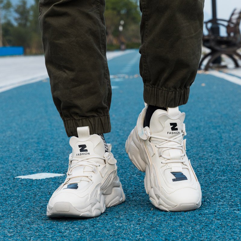 2020 summer new men's shoes sports shoes men's net yarn increased daddy sports running shoes casual shoes wholesale