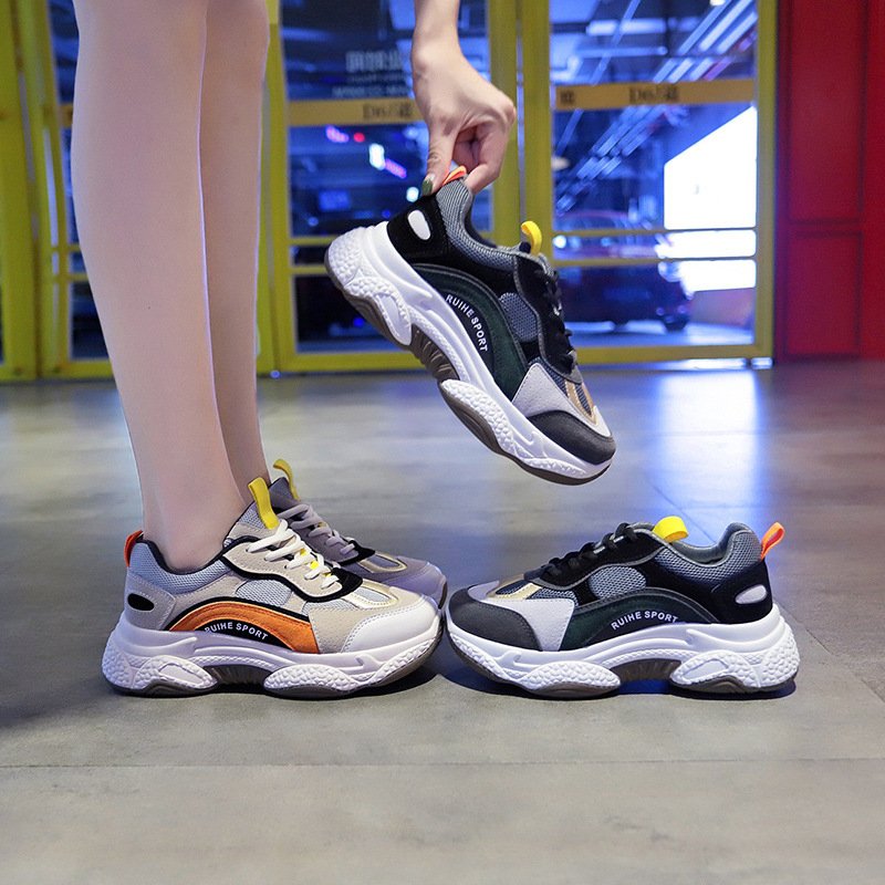 Stars flying weaving women's shoes 2020 summer new sports shoes female reflective student running casual shoes