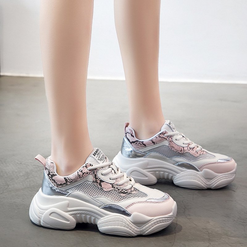 Women's 2020 new summer fashion women's shoes, smart smoked shoes, breathable thick-soled sports casual trendy women's shoes