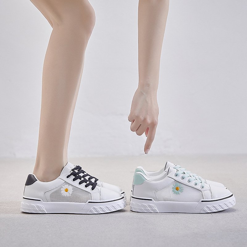 Breathable basic white shoes women 2020 summer new student thick bottom shoes women platform shoes